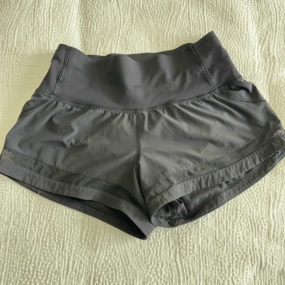 Lululemon Black Running Shorts
